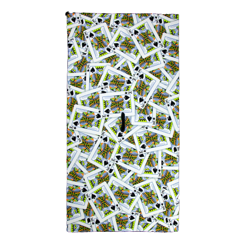 Swag Green Stacked Skulls Towel outlet